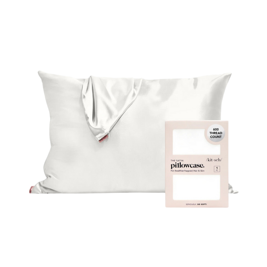 Satin Pillow Case- Ivory